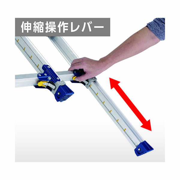 アルインコ 伸縮脚付はしご兼用脚立6尺 PRE180FX 個人宅配送不可