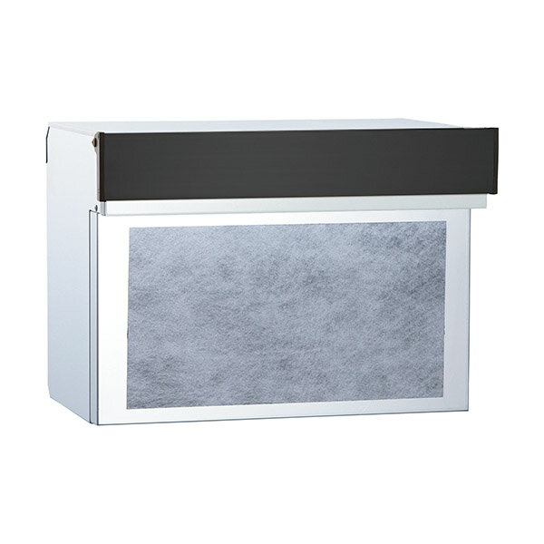 ユニソン郵便ポスト 壁埋め込みポスト コラーナ05 BKシルバー 322421110