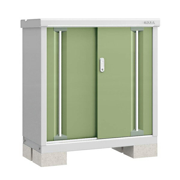 【標準組立費込】【全面棚タイプ】イナバ物置 シンプリー MJX-094A 幅920×奥行448×高さ903mm ジェードグリーン(4)