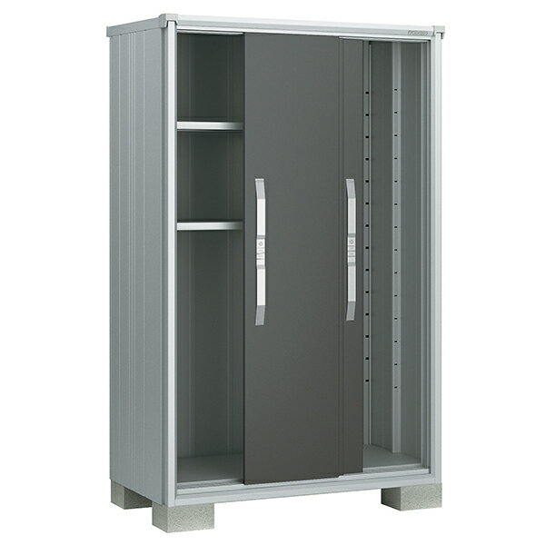 物置 屋外 ヨド物置 ヨドコウ エスモ ESF-1207A グラファイトメタリック [製品5年保証] 収納 小型 タイヤ(4)