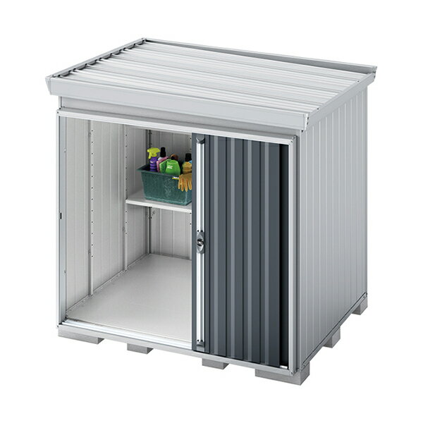 物置 屋外 イナバ物置 フォルタ 屋根傾斜変更タイプ FK-2215S 一般・多雪型 スタンダード チャコールグレー [製品5年保証] 収納 大型