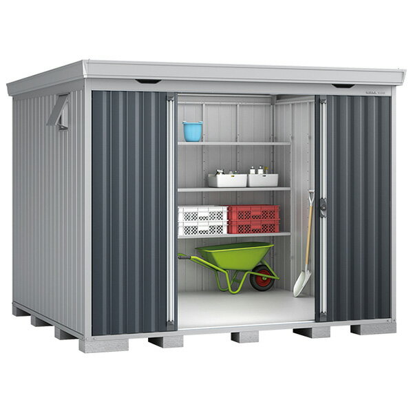 物置 屋外 イナバ物置 フォルタ FS-3026S 一般型 スタンダード チャコールグレー [製品5年保証] 収納 大型