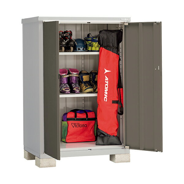 イナバ物置 アイビーストッカー BJX-117D 全面棚タイプ [収納庫/収納/屋外収納庫/屋外/倉庫/小型/激安/価格/小屋/ガーデニング/庭/いなば/いなば物置/稲葉/ものおき/物置き] [製品5年保証]