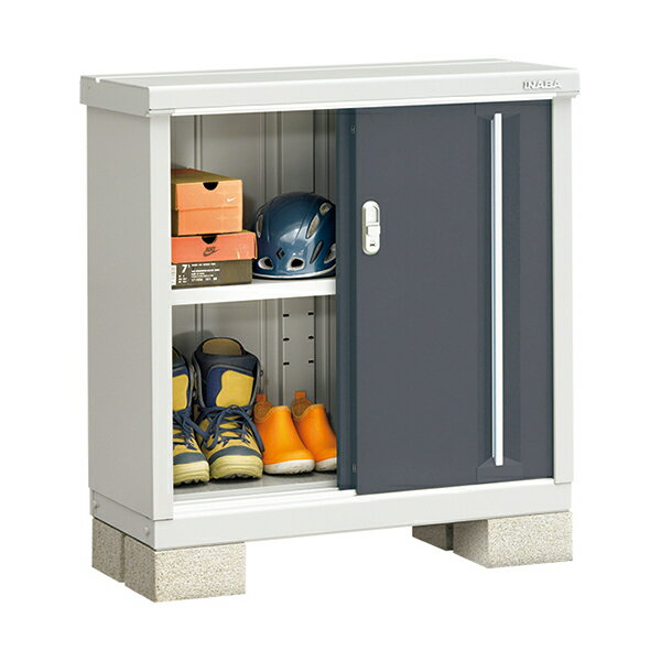 【標準組立費込】【全面棚タイプ】イナバ物置　シンプリー　MJX-094A　幅920×奥行448×高さ903mm