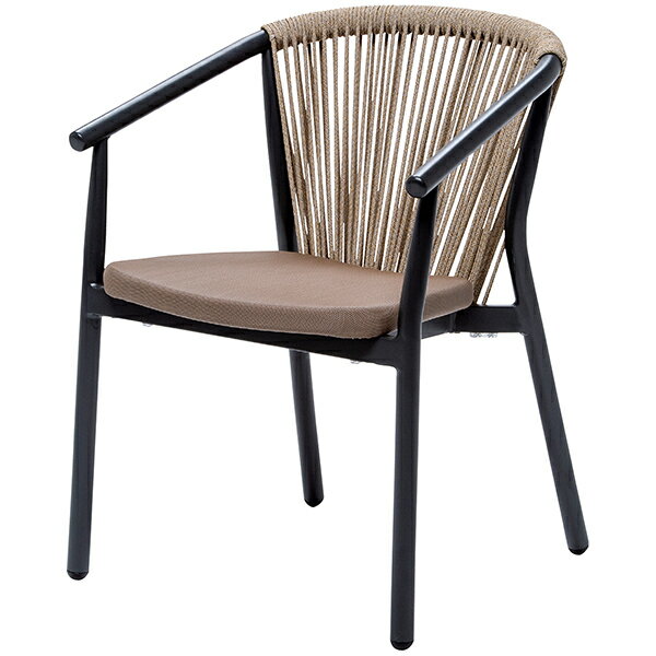 タパス サラゴサアームチェア (サビア) 652611110 ガーデンチェア 屋外 ベランダ カフェ