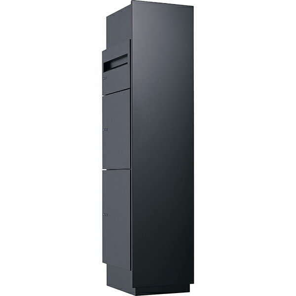 ユニソン 宅配ボックスミース 埋込仕様 インターホン対応無し 右開きタイプ ブラック