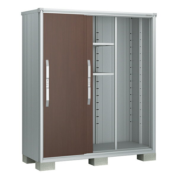 ヨド物置 ヨドコウ エスモ ESF-1607A【エリア限定送料無料】[屋外収納庫/小型倉庫/ガーデニング小屋/庭] ウッディココア [製品5年保証]のサムネイル