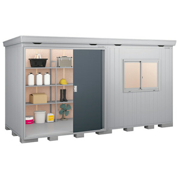 物置 屋外 イナバ物置 フォルタプラス FP-4418HT 一般型 ハイルーフ 扉タイプ チャコールグレー [製品5年保証] 収納 大型