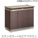 四国化成 ゴミステーション ゴミストッカー HM1型 GSHM1-0708SB ステンカラー+セピアブラウン 個人宅配送不可