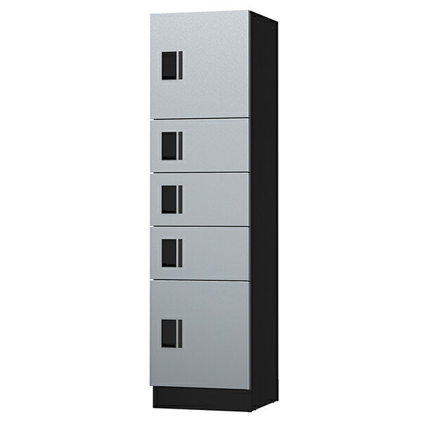 ナスタ アパート・マンション 集合住宅用宅配ボックス KS-TL03R-01A-SK シルバー ユニットタイプA 捺印なし 防水タイプ(4)