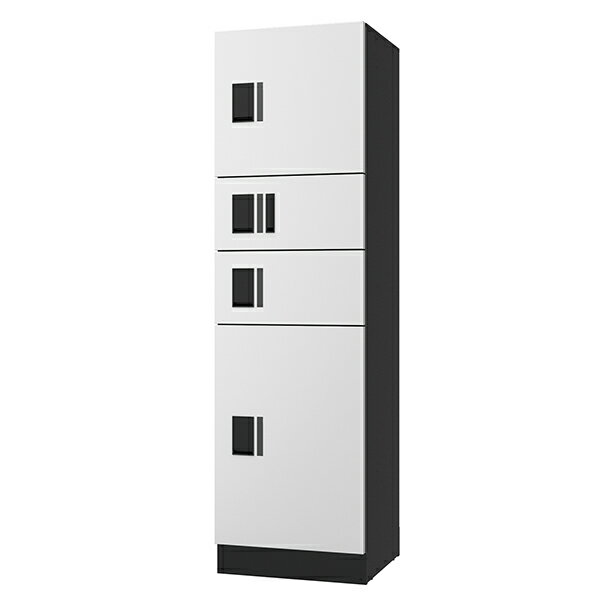 ナスタ アパート・マンション 集合住宅用宅配ボックス KS-TL03R-03AN-W ホワイト ユニットタイプC 捺印付き 防水タイプ