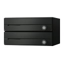 【2戸用】ナスタ 集合郵便受箱(ヨコ型)D-ALL KS-MB3002PU-2L-BK 屋内用 W360×H100 前入前出・上開き 静音大型ダイヤル ブラック