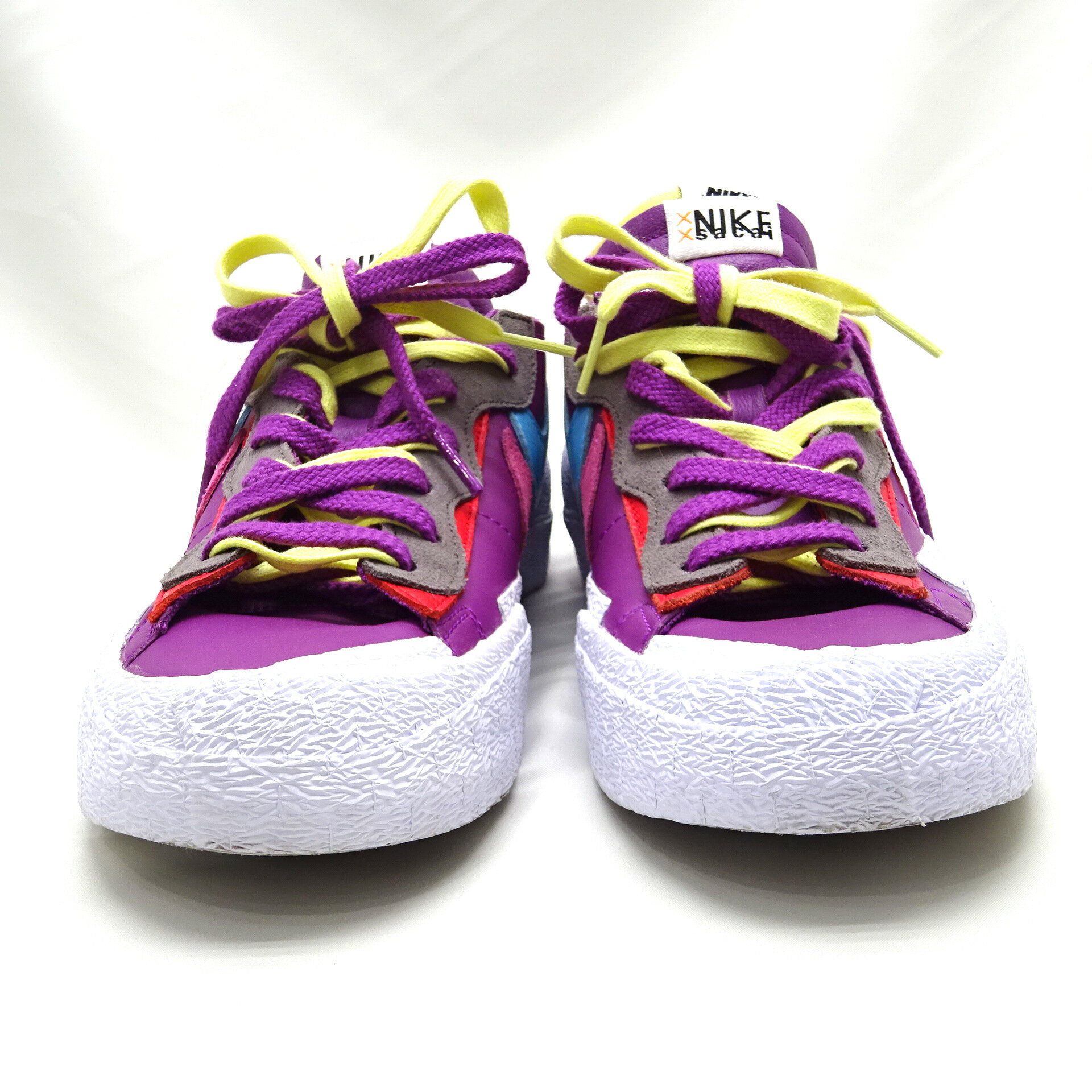 【中古】 NIKE SACAI x KAWS PURPLE DUSK ナイキ ブレーザー ロー サカイ カウズ パープルダスク DM7901-500 メンズ スニーカー コラボ シューズ サイズ 28 パープル系 店舗併売品