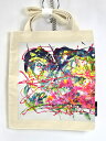 【新古品】【未使用品】 嵐 大野智 FREESTYLE 2020 作品展 トート バッグ グッズ キャンバス コットン 綿 アイドルグッツ プロデュース 白 ホ...