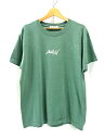 【中古】MILK FED. ミルクフェド ロゴ プリント Tシャツ 半袖 S/S チェリー さくらんぼ バックプリント クルーネック ストリート レディース トップス コットン サイズ ONESIZE グリーン系