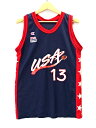 【中古】古着 Champion チャンピオン NBA USA ドリームチーム O'NEAL 13 シャキール オニール メッシュ素材 バスケ ユニフォーム ゲー...