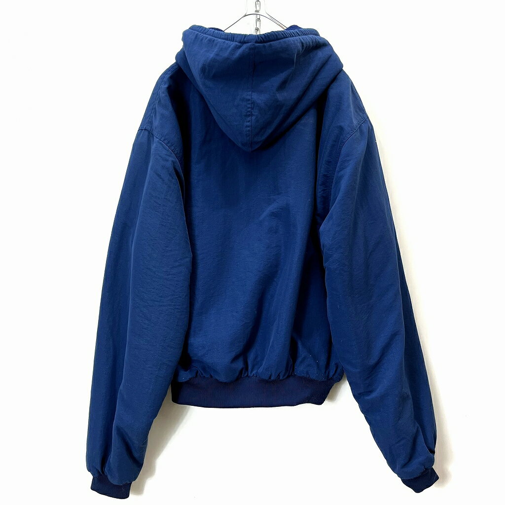 【中古】THOUSANDMILE サウザンドマイル　USA製　ジップアップ　ブルゾン　裏フリース POLARTEC　ポーラテック　メンズ アウター ジャケット サイズ M ブルー系