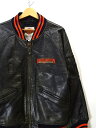 【中古】古着 HARLEY DAVIDSON ハーレーダビッドソン レザースタジャン ジャケット 本革 牛革 USA製 アメリカ製 米国製 メンズ アウター ブルゾン サイズ M ブラック系