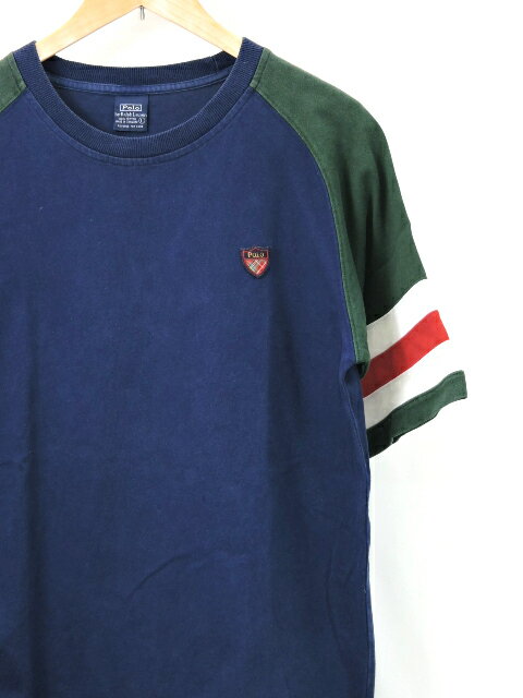 【中古】 RALPH LAUREN ラグラン半袖Tシャツ