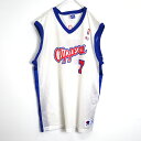 【中古】 メキシコ製 Champion チャンピオン NBA NBA LOS ANGELES CLIPPERS ロサンゼルスクリッパーズ メッシュタンクトップ ...