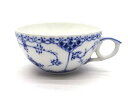 【中古】ROYAL COPENHAGEN ロイヤルコペンハーゲン ブルーフルーテッド ハーフレース カップ デンマーク製 カップ コーヒーカップ ティーカップ 洋食器 青 白 ギフト 箱無し