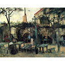 モンマルトルのカフェのテラス 【15号】 フィンセント・ファン・ゴッホ 【 額縁が選べる 額入り 複製画 絵画 】
