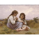 幼年期の牧歌 【20号】 ウィリアム・アドルフ・ブグロー 【 額縁が選べる 額入り 複製画 絵画 】