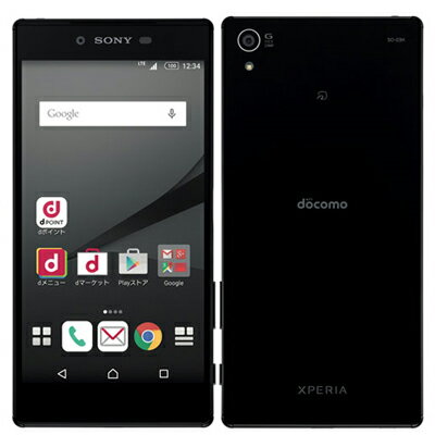 docomo Xperia Z5 Premium SO-03H Black 中古 スマホ 白ロム 本体中古 Xperia Z5 Premium SO-03H...