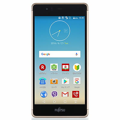 新品 未使用 simfree FUJITSU ARROWS M03 楽天版 【Champagne Gold】 本体新品 未使用 FUJITSU A...