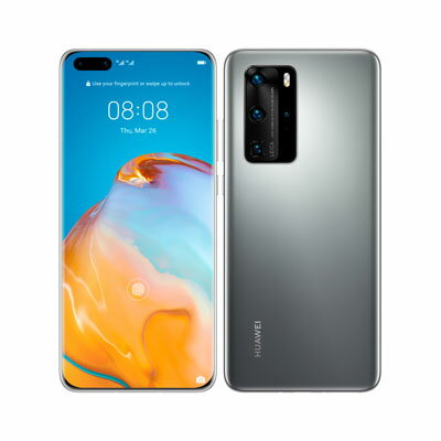 HUAWEI P40 Pro 5G ELS-NX9 Silver Frost【国内版 SIMフリー】 Huawei 当社3ヶ月間保証 中古 携帯少年