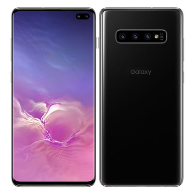 【SIMロック解除済】au Galaxy S10+ (Plus) SCV42 プリズムブラック SAMSUNG 当社3ヶ月間保証 中古 【 中古スマホとタブレット販売の携帯少年 】