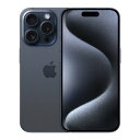 【ネットワーク利用制限▲】iPhone15 Pro A3101 (MTUL3J/A) 512GB ブルーチタニウム【au版 SIMフリー】 Apple 当社3ヶ...