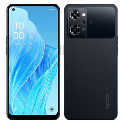 【ネットワーク利用制限▲】OPPO Reno9 A A301OP ナイトブラック【Y!mobile版 SIMフリー】 OPPO 当社3ヶ月間保証 中古 【 中古スマホとタブレット販売の携帯少年 】