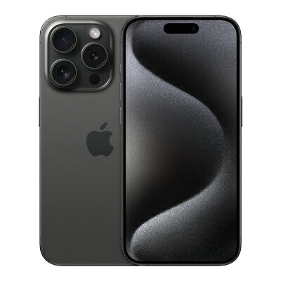 iPhone15 Pro A2848 (MTQM3LL/A) 128GB ブラックチタニウム Apple スマホ スマートフォン 当社3ヶ月間保証 送料無料 携帯少年