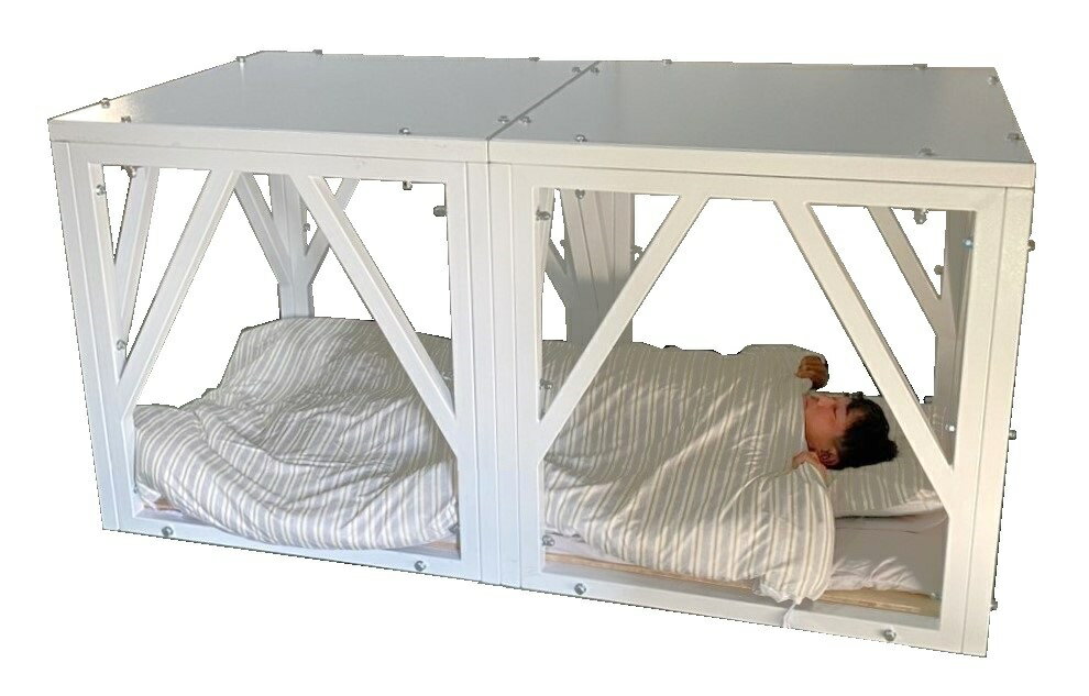 エコルート「耐震・地震シェルター」 Wタイプ【組立なし】 就寝用・耐荷重150トン