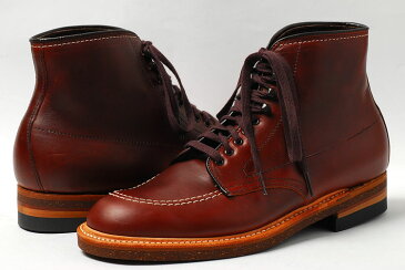 【送料無料】Alden Men's Indy Boot High Top Blucher Workboot Style#:403★オールデン　ブラウン　ショート★本革 シューズ★