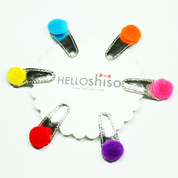 �إ�����å� �إåɥ��������꡼ �إ����������꡼ �إ��ԥ� 6�ĥ��å� HELLO shiso �ϥ������� baby KIDS ���å� �Ҷ��� RAINBOW PACK OF POM POM CLIPS �ݥ�ݥ󥯥�åץ쥤��ܡ��ѥå������� �ץ쥼���