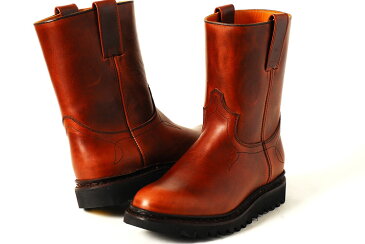 【送料無料】【855】【セレクトショップ取扱い】Verginia MENS BOOTS　BROWNヴァージニア メンズ ブーツ ブラウン【YDKG-tk】【円高還元】【sep_pt】