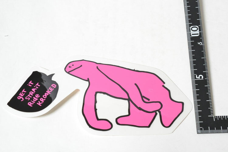 KROOKED STICKER クルックド クルキッド スケート ステッカー