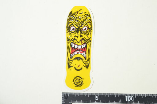 SANTACRUZ ROB FACE DECAL STICKER サンタクルズ ステッカー イエロー SANTACRUZ ROB FACE DECAL STICKER サンタクルズ ステッカー イエロー