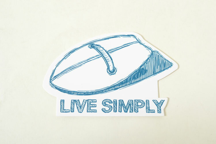 patagonia sticker ѥ˥ ƥå Live simply
