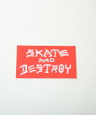 THRASHER SKATE AND DESTROY STICKERS XbV[ SKATE AND DESTROY XebJ[ bh