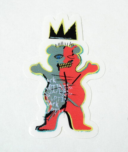 Grizzly Griptape sticker グリズリー グリップテープ ステッカー レッド×グレー Grizzly Griptape sticker グリズリー グリップテープ ステッカー レッド×グレー