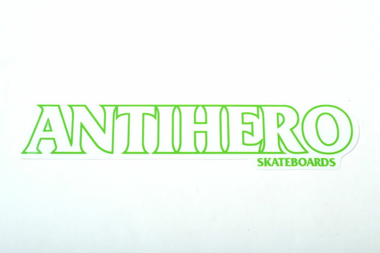 ANTIHERO アンタイヒーロー スケート ステッカー グリーン