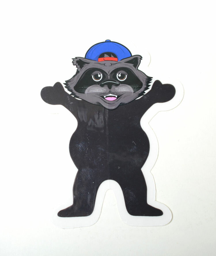 Grizzly Griptape sticker グリズリー グリップテープ ステッカー ブラック