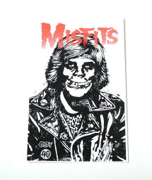 OBEY×MISFITS オベイ×ミスフィッツ ステッカー ロゴレッド