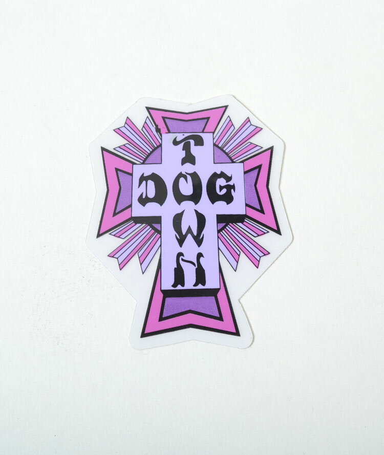 DOGTOWN Cross Logo STICKER ɥå   ƥå ѡץ