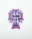 DOGTOWN Cross Logo STICKER ドッグタウン クロス ロゴ ステッカー パープル