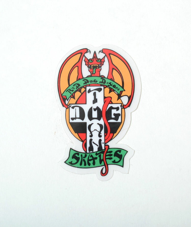 DOGTOWN Red Dog Design STICKER ɥå å ɥå ǥ ƥå