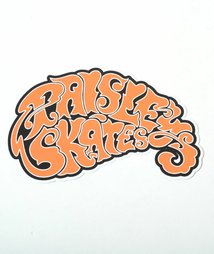 ■商品説明 PAISLEYS SKATESのスケートステッカーになります。 ■サイズ 8.5cm×12.7cm ※商品の画像につきましてはお客様がご利用になられるモニターの色の違いや光の関係により実際の商品の色合いと異なる場合がございます。予めご了承ください。PAISLEYS SKATES STICKER ペイズリー スケート ステッカー オレンジ